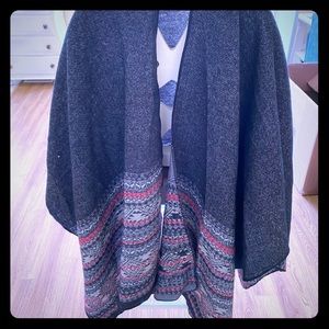 Wool/ cotton blend Cape/ Wrap.